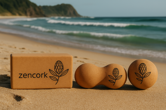How Cork Blocks & Recovery Balls Help You Stretch, Breathe, and Ground