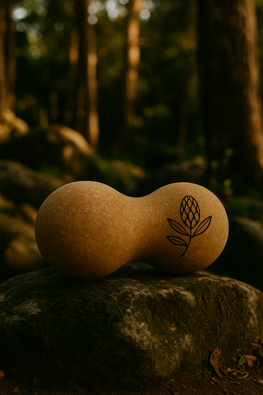 ZenCork Cork Peanut Massage Ball – Spinal Alignment & Trigger Point Roller