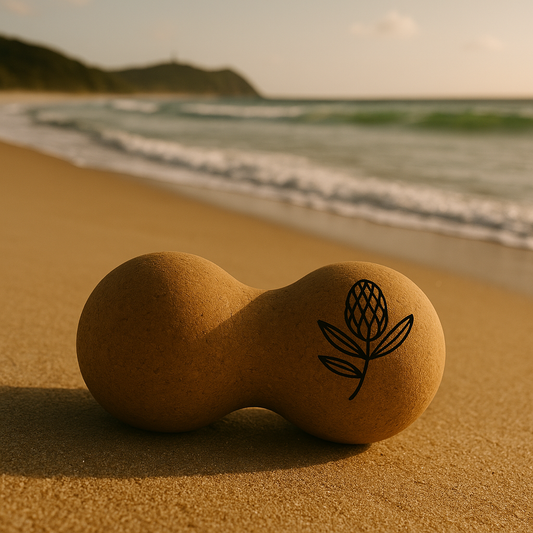 ZenCork Cork Peanut Massage Ball – Spinal Alignment & Trigger Point Roller
