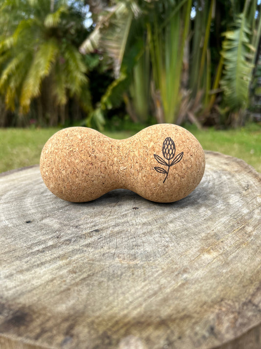 ZenCork Cork Peanut Massage Ball – Spinal Alignment & Trigger Point Roller